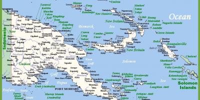 Papua new guinea u mapu