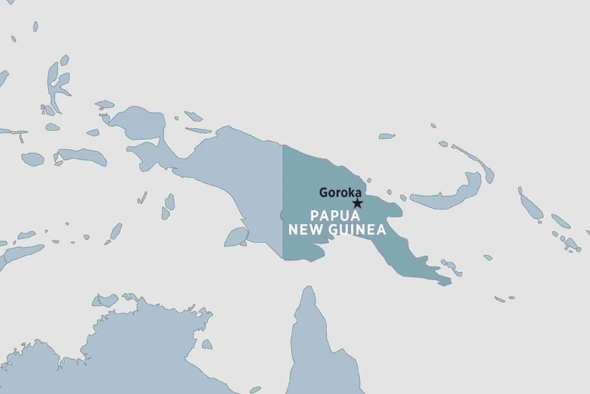 mapa goroka papua new guinea