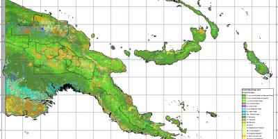 Mapa na papua new guinea klime