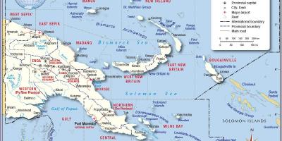 Mapa tari papua new guinea 